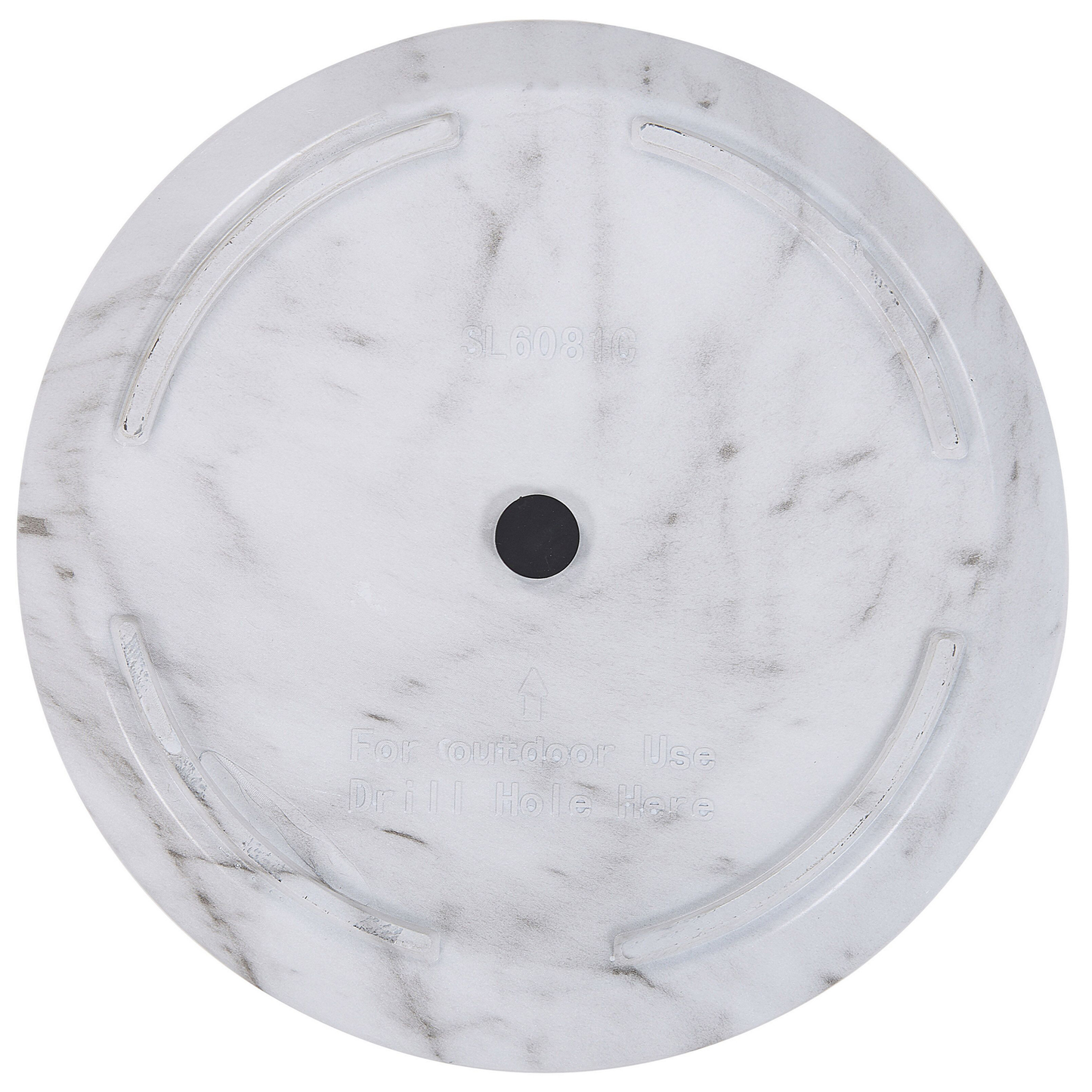 Blumenkübel VALTA Stein 43 cm Weiss