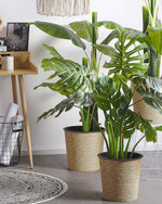 Kunstpflanze im Blumentopf 113 cm MONSTERA PLANT