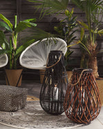 Laterne KIUSIU Holz 60 cm Braun