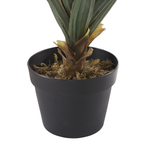 Kunstpflanze im Blumentopf 52 cm biegbare Zweige YUCCA