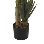Kunstpflanze im Blumentopf 90 cm biegbare Zweige YUCCA
