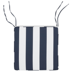 Gartenstuhlkissen 8er Set SASSARI 46 x 46 cm Marineblau