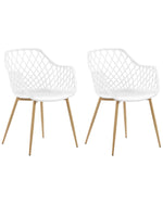 Esszimmerstuhl 2er Set NASHUA Weiss