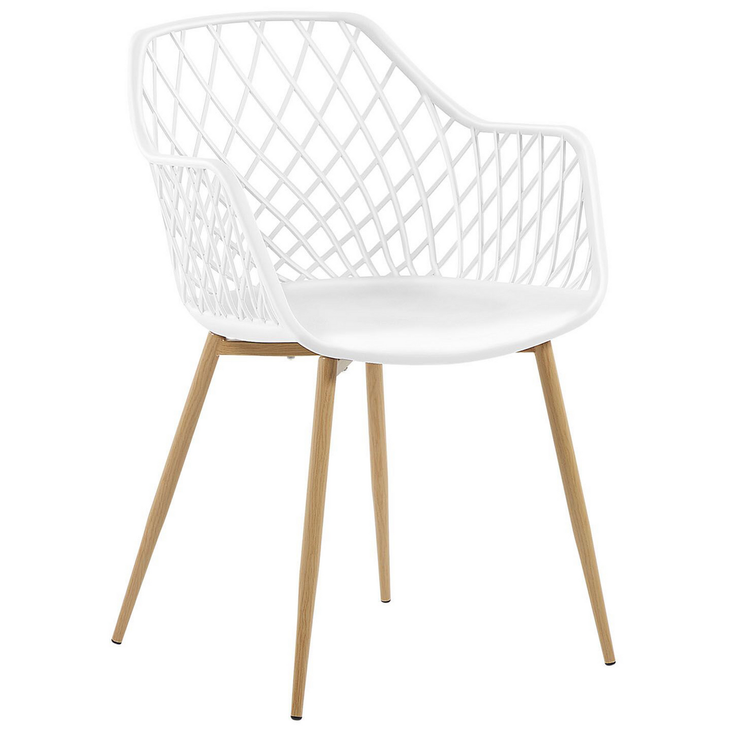 Esszimmerstuhl 2er Set NASHUA Weiss