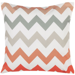 Gartenkissen 2er Set LAGARO ZickZack-Muster 45 x 45 cm Bunt