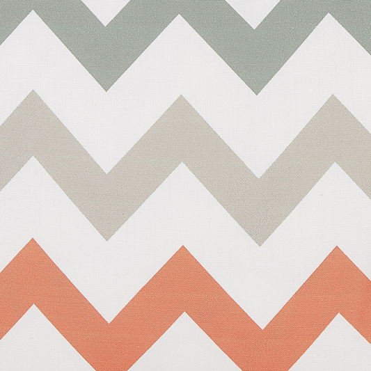 Gartenkissen 2er Set LAGARO ZickZack-Muster 45 x 45 cm Bunt