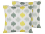 Kissen 2er Set Blau NEROLA 45 x 45 cm