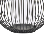 Laterne THURSTON Metall 22 cm Schwarz