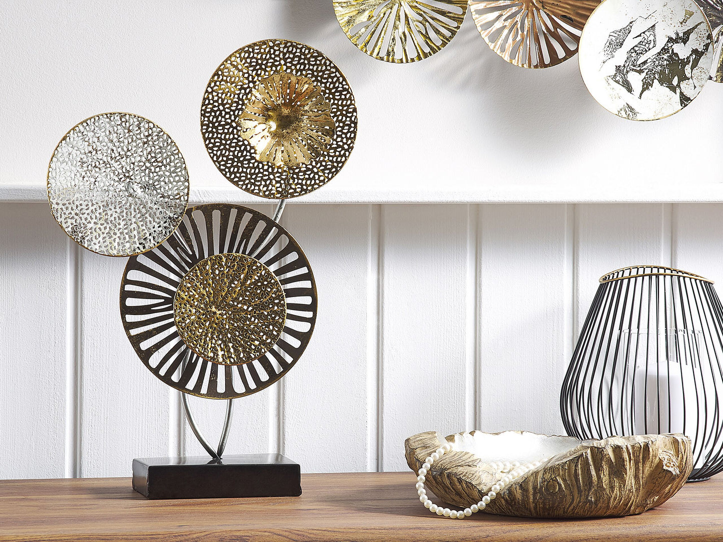 Dekofigur URANIUM Metall Silber