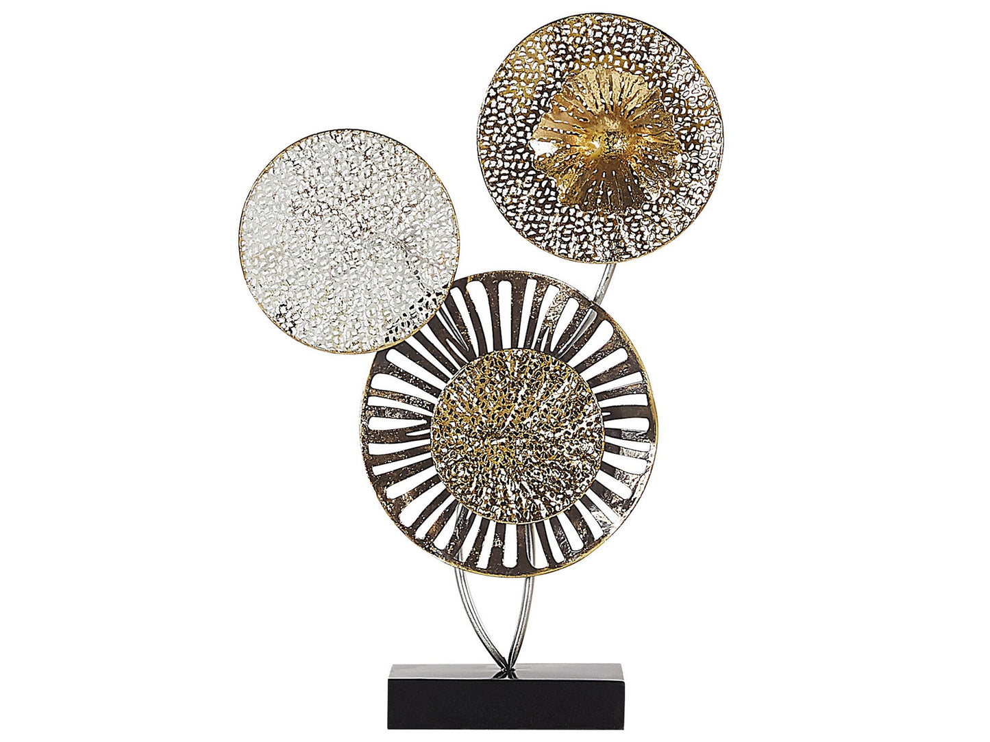 Dekofigur URANIUM Metall Silber