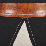 Pouf mit Stauraum beige ⌀ 33 cm rund für Kinder APACHE