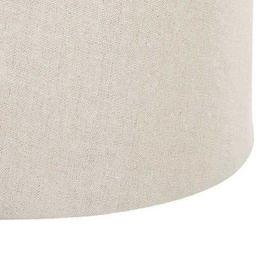 Pouf mit Stauraum beige ⌀ 33 cm rund für Kinder APACHE