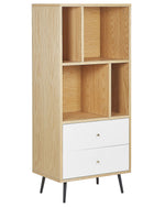 Bücherschrank RICHMOND 139 cm Helle Eiche