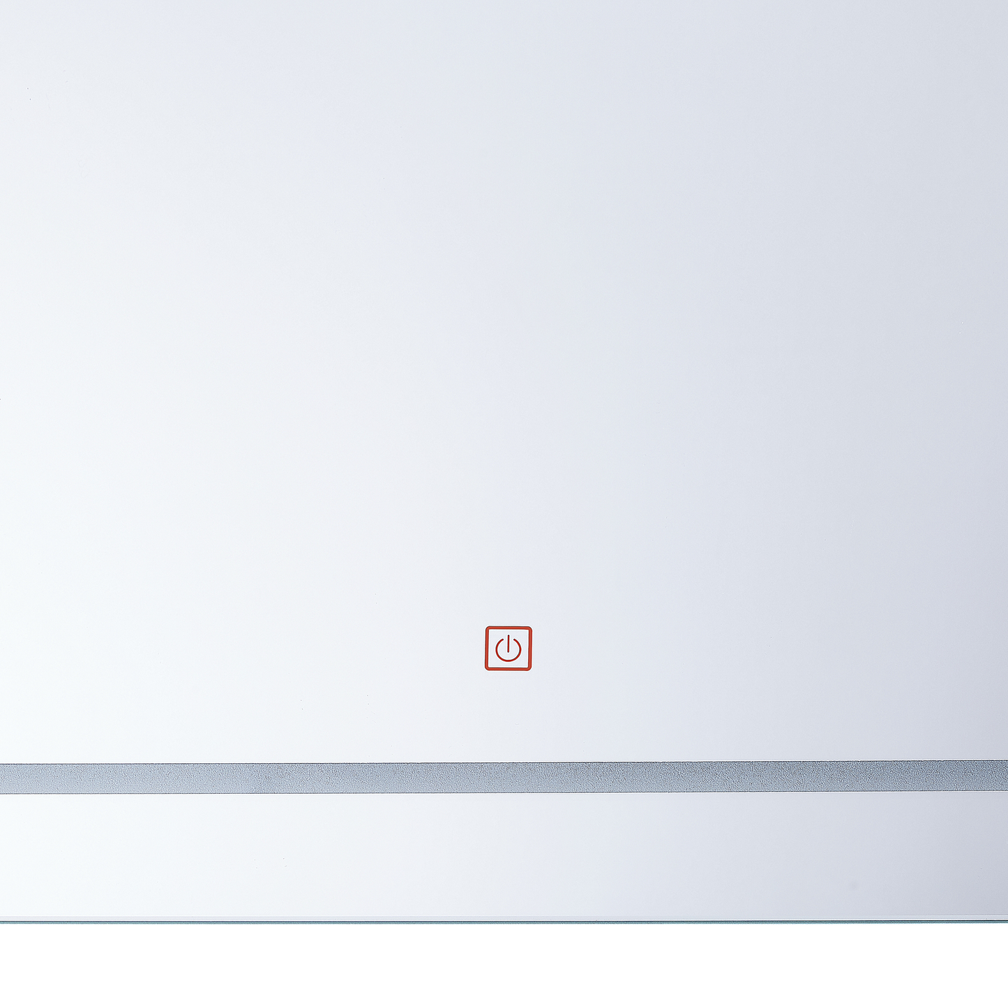 LED-Badezimmer-Spiegel WASSY 80 cm 60 cm Silber
