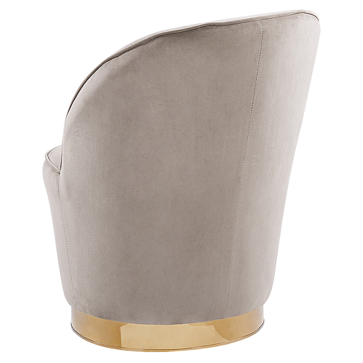 Sessel ALBY Samtstoff Hellbeige