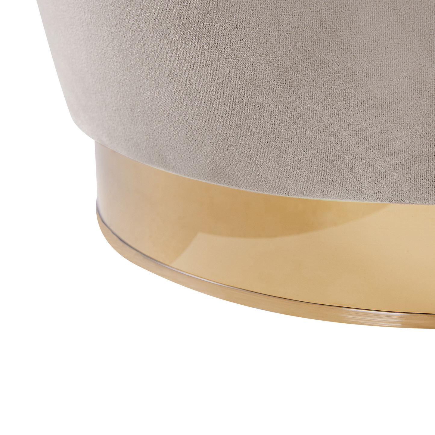 Sessel ALBY Samtstoff Hellbeige