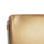 Wasserbett Echtleder PARIS 140 x 200 cm Gold