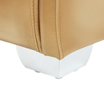 Wasserbett Echtleder PARIS 140 x 200 cm Gold