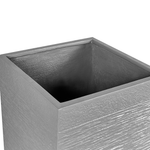 Blumenkübel DION Keramik 40 cm Grau