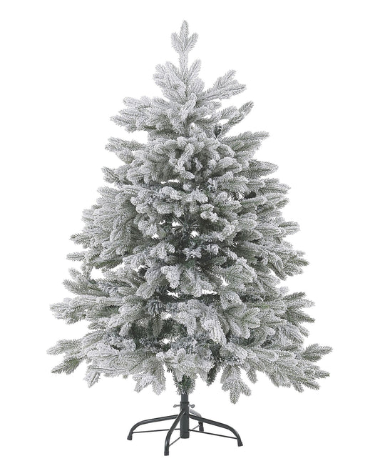 Künstlicher Weihnachtsbaum schneebedeckt 120 cm weiss FORAKER