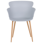 Esszimmerstuhl 2er Set SUMKLEY Hellgrau