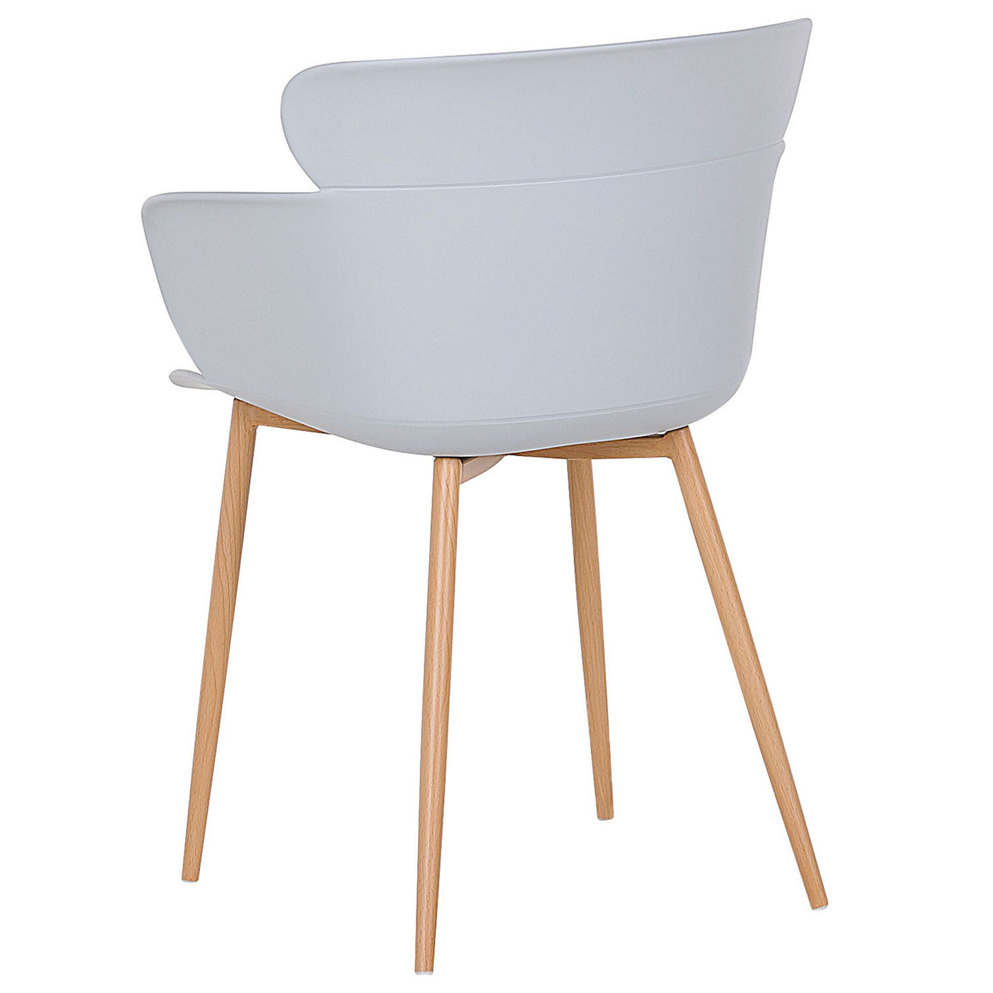 Esszimmerstuhl 2er Set SUMKLEY Hellgrau