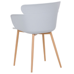 Esszimmerstuhl 2er Set SUMKLEY Hellgrau