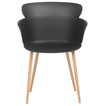 Esszimmerstuhl 2er Set SUMKLEY Schwarz