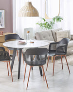 Esszimmerstuhl 2er Set BERECA Schwarz