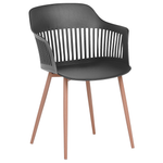 Esszimmerstuhl 2er Set BERECA Schwarz