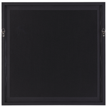 Wandbild mit Rahmen TOGBO Blumenmuster 60 x 60 cm Dunkelbraun