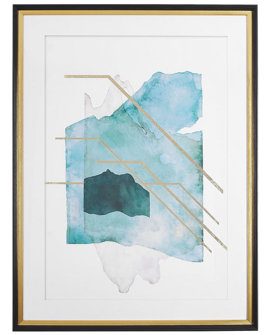 Wanddekoration 60 cm 80 cm Blau TOUBA