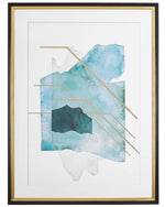 Wanddekoration 60 cm 80 cm Blau TOUBA
