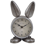 Tischuhr THUSIS 15 cm Metall Silber