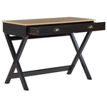 Schreibtisch 103 x 50 cm Schwarz EKART