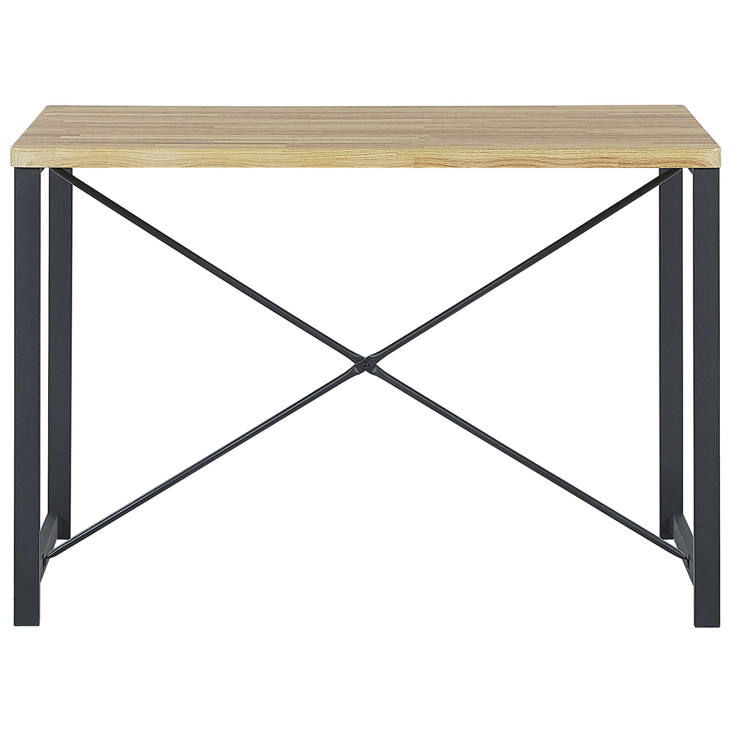 Esszimmer Set FLIXTON Hellbraun 4-Sitzer