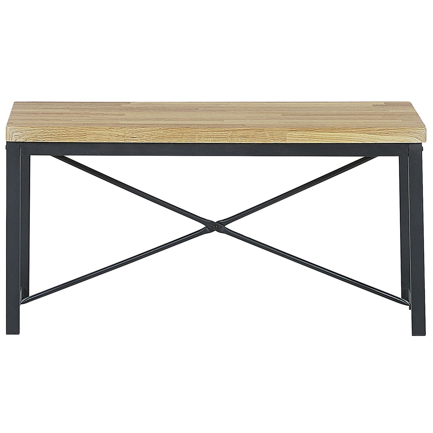 Esszimmer Set FLIXTON Hellbraun 4-Sitzer
