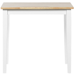 Esstisch Holz hellbraun / weiss 80 x 60 cm BATTERSBY