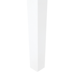 Esstisch Holz hellbraun / weiss 80 x 60 cm BATTERSBY