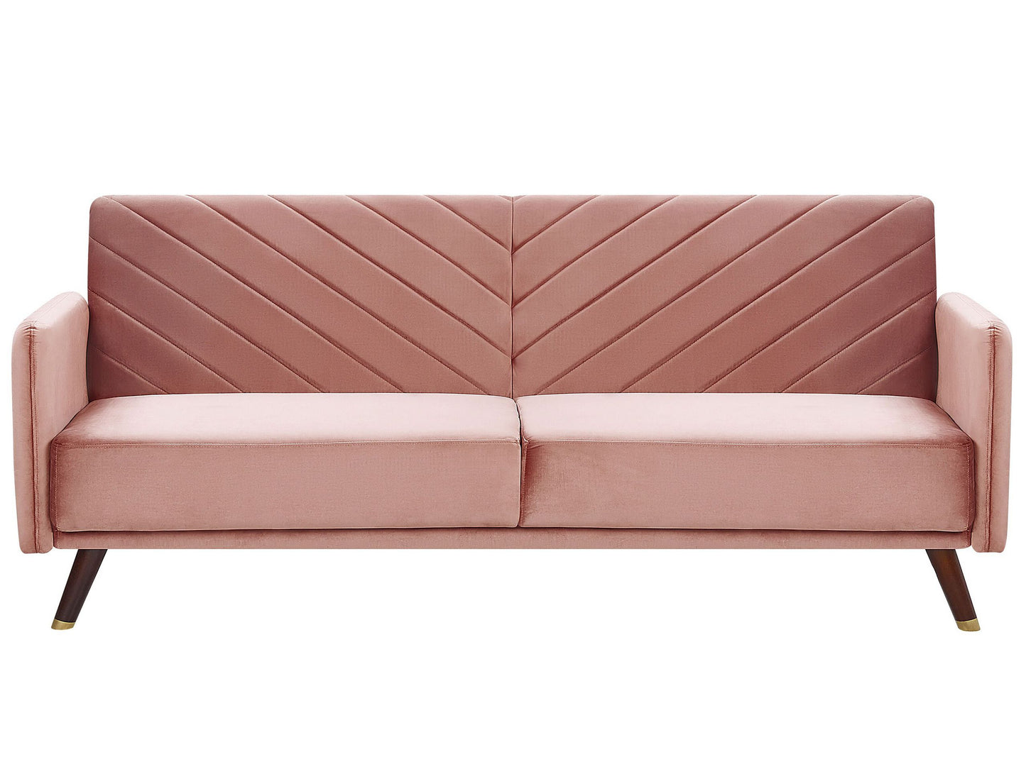 Schlafsofa Samtstoff Rosa SENJA