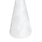 Dekofigur Glas weiss Engelform mit LED-Beleuchtung 3er Set KITTILA