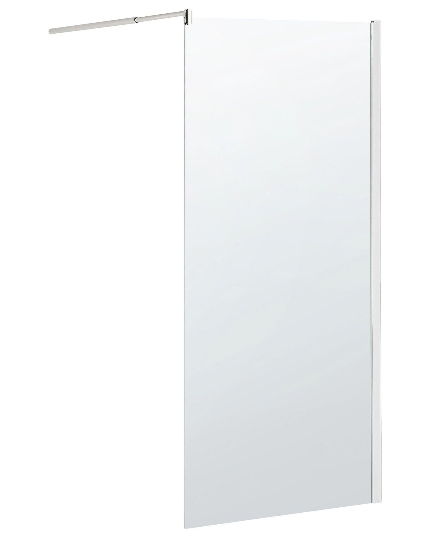 Duschwand 80 x 190 cm Silber AHAUS