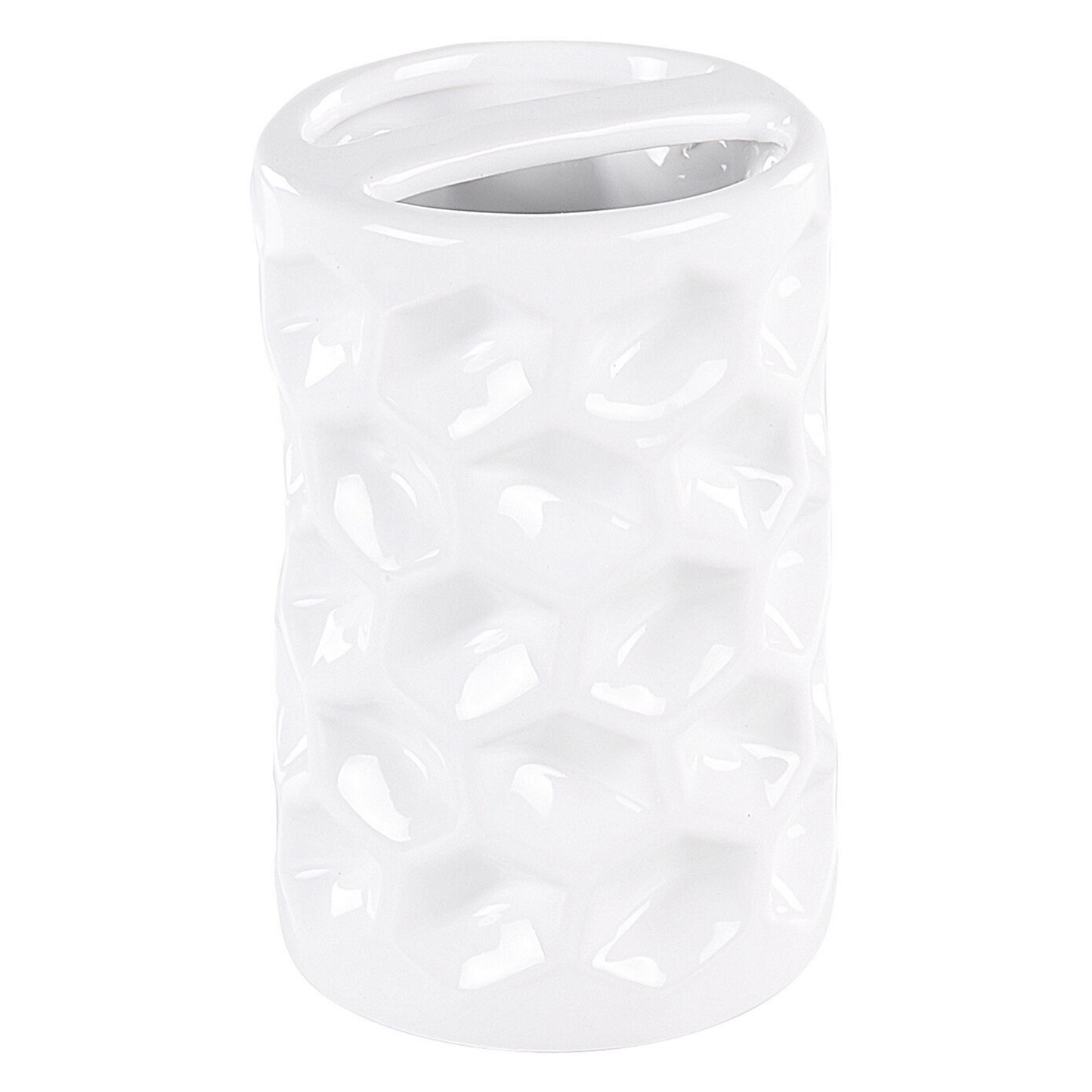 Badaccessoires Set 5-teilig TIRUA Keramik Weiss