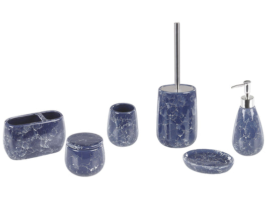 Badaccessoires Set 6-teilig ANTUCO Keramik Blau