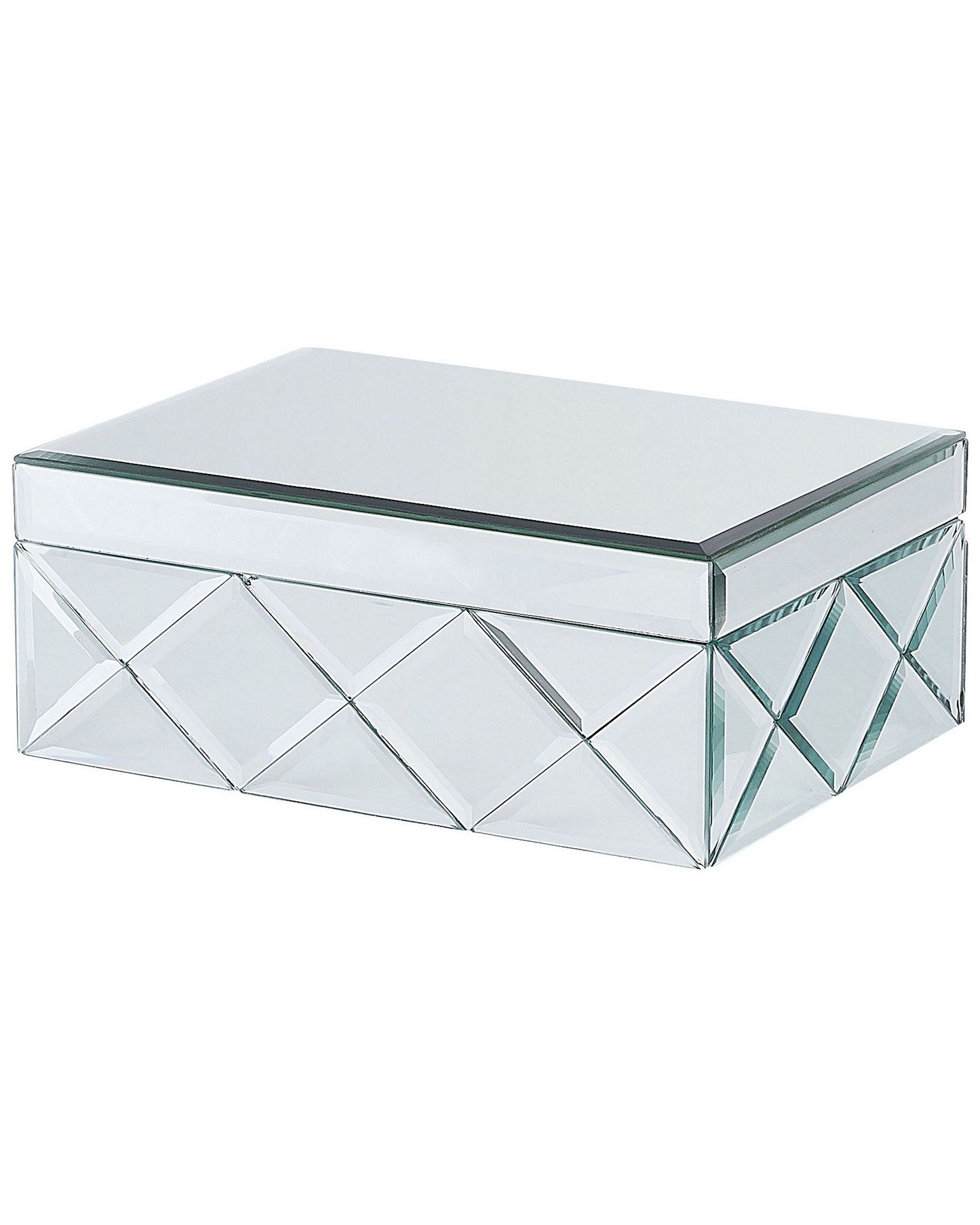 Schmuckkästchen Spiegeleffekt silber 25 x 20 cm GORRON
