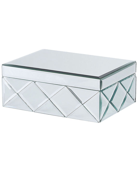 Schmuckkästchen Spiegeleffekt silber 25 x 20 cm GORRON