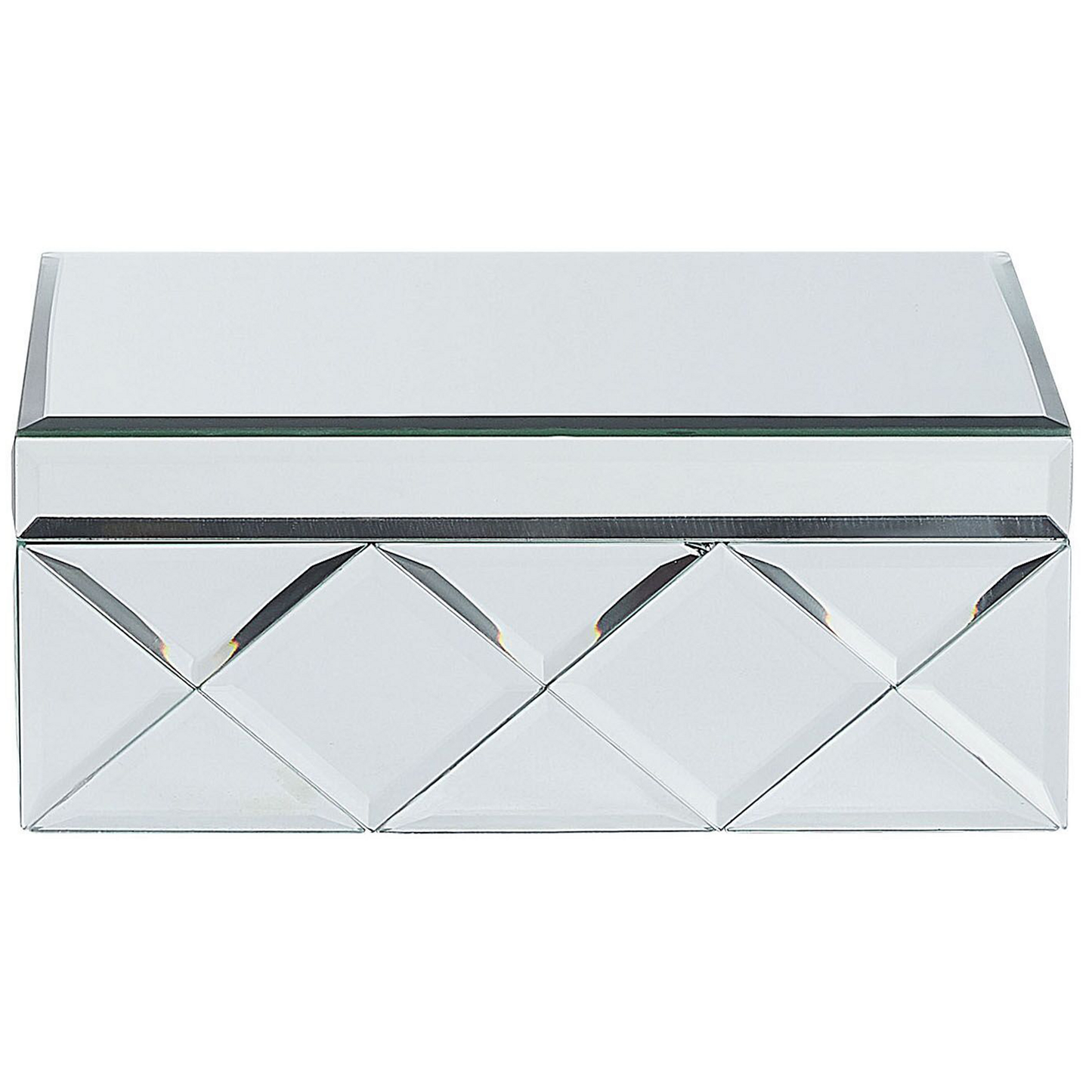 Schmuckkästchen Spiegeleffekt silber 25 x 20 cm GORRON