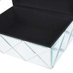 Schmuckkästchen Spiegeleffekt silber 25 x 20 cm GORRON