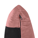 2-Sitzer Sofa Samtstoff rosa mit goldenen Beinen MAURA