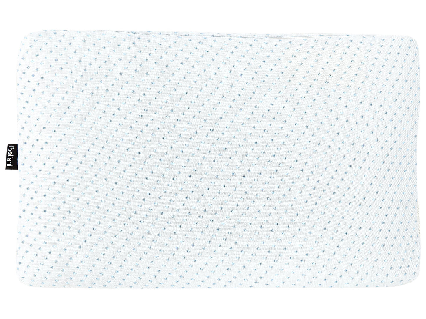 Kopfkissen MUIR Niedrig Memory-Schaum 55 x 35 cm Weiss